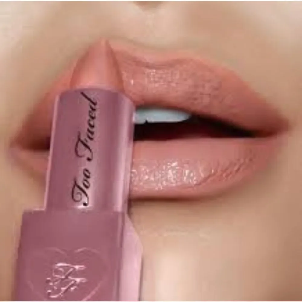Too Faced Lady Bold Diffused Matte Lipstick in Brave (Light Beige Nude)